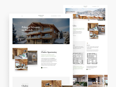 Chaletsdonovaly.sk - Slovak residential project apartment apartment design apartments architecture design architecture landing page chalets chalets homepage cottage developer donovaly homepage landing page okto.digital oktodigital oliverdul residential residential complex webdesign