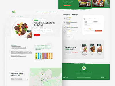 GoodyFoody - Web design [Product page]
