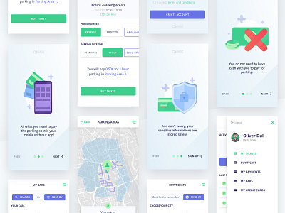 CVAK APP app application car app cvak cvakapp design illustration isometric illustration minimal mobile app parking app phone app product design redesign services simple ui ux vector white