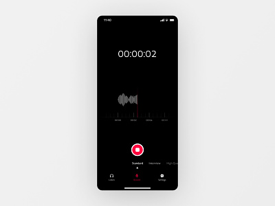 Voice recording app