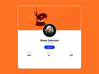 Profile | Card | Web | design | Freelancer adobe adobe xd adobexd design dribbble graphic design identity illustration profile profile card profile design profile page profiles ui web web design webdesign website website design white