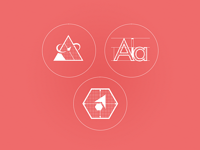 Design, Develop, & Mentorship Icons icons logos