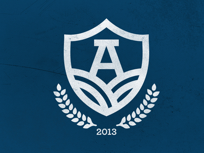 Atlantic Christian Academy - logo option crest logo school waves
