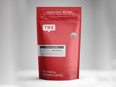 Thx Coffee coffee packaging red