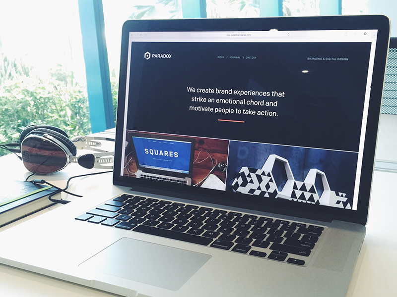 Paradox 2015 website portfolio