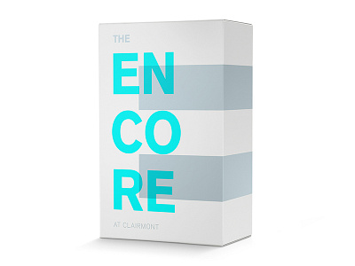 Encore logo packaging real estate