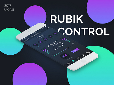 Rubik Control interaction mobile sketch ui ux