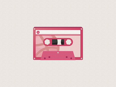 Dribbble Cassette audio cassette dribbble k7 oldies tape vintage