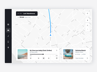 Road.Travel app destination graphic design ideamotive map road travel user interface