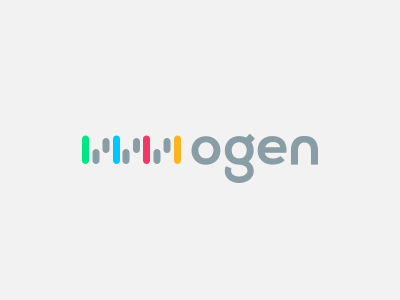 ogen branding color dna logo medical microbiome ogen test webdesign white