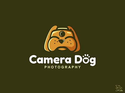 logo camera dog animal art camera cute dog draw elesense illustration logoinspirations logotype photo vector
