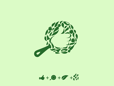 Logo concept for healthy food art design draw food graphic healthy illustration life logo logoinspirations vector