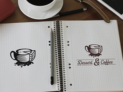 logo coffee and dessert