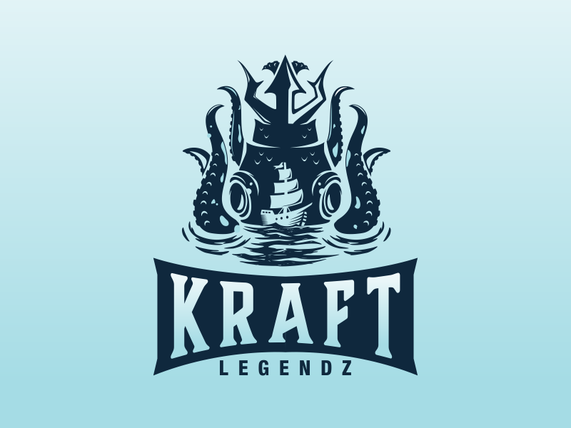 kraken logo design by Marco Jimenez on Dribbble