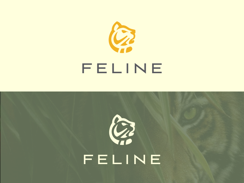 Feline new picture creative logotype illustrator design digitalart logoinspirations animal icon logo brand vector draw illustration art
