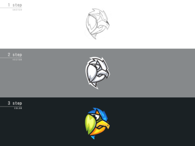 steps image graphic character ui branding icon creative logotype animal illustrator digitalart brand elesense vector logo design logoinspirations art draw illustration