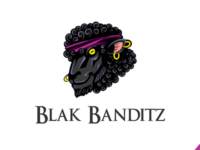 black banditz animal art brand branding character creative design digitalart draw elesense goat graphic icon illustration illustrator image logo logoinspirations logotype vector