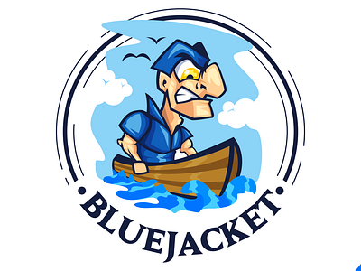 bluejacket art brand branding caricature character creative design digitalart draw elesense graphic icon illustration illustrator image logo logoinspirations logotype ui vector