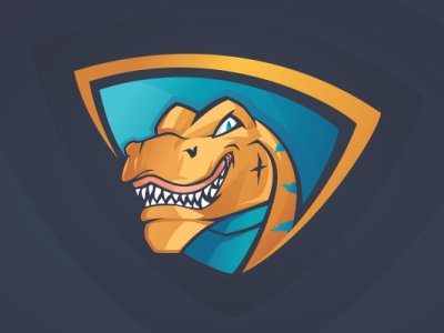 t rex brand character design digitalart draw icon illustration illustrator logoinspirations logotype vector