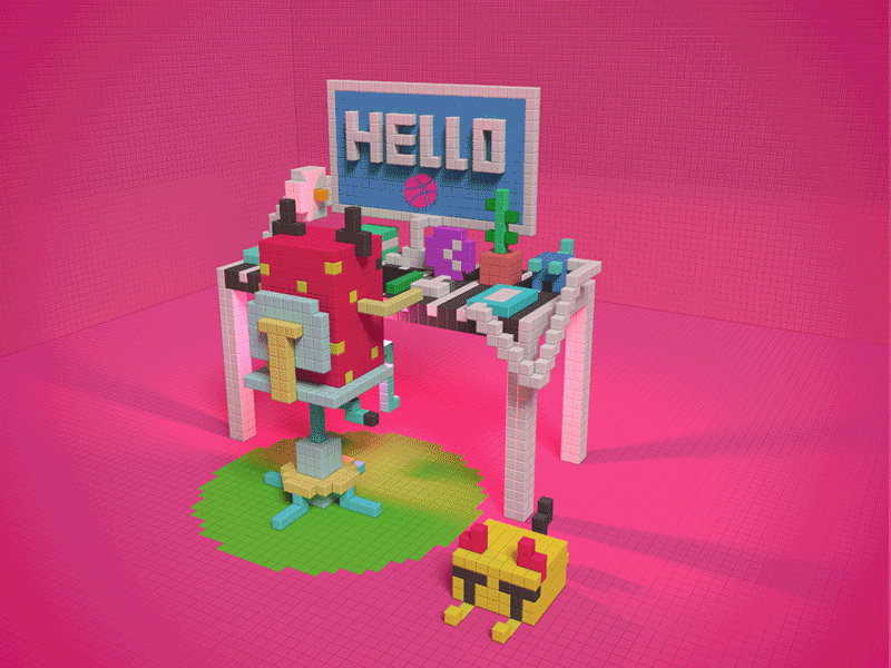 Working magical voxel