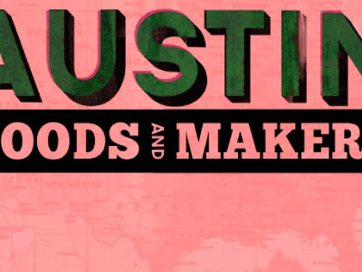 Goods & Makers Final austin map texture vector web