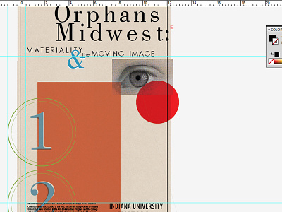 Orphans Midwest Poster Contest draft poster typography vector work in progress