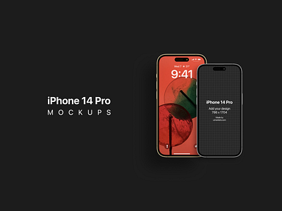 iPhone 14 Pro Mockups template