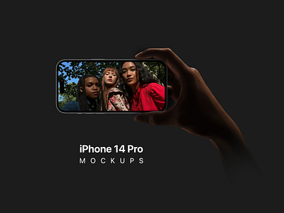 iPhone 14 Pro Mockups template