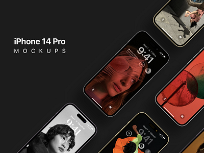 iPhone 14 Pro Mockups template