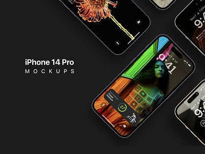 iPhone 14 Pro Mockups template