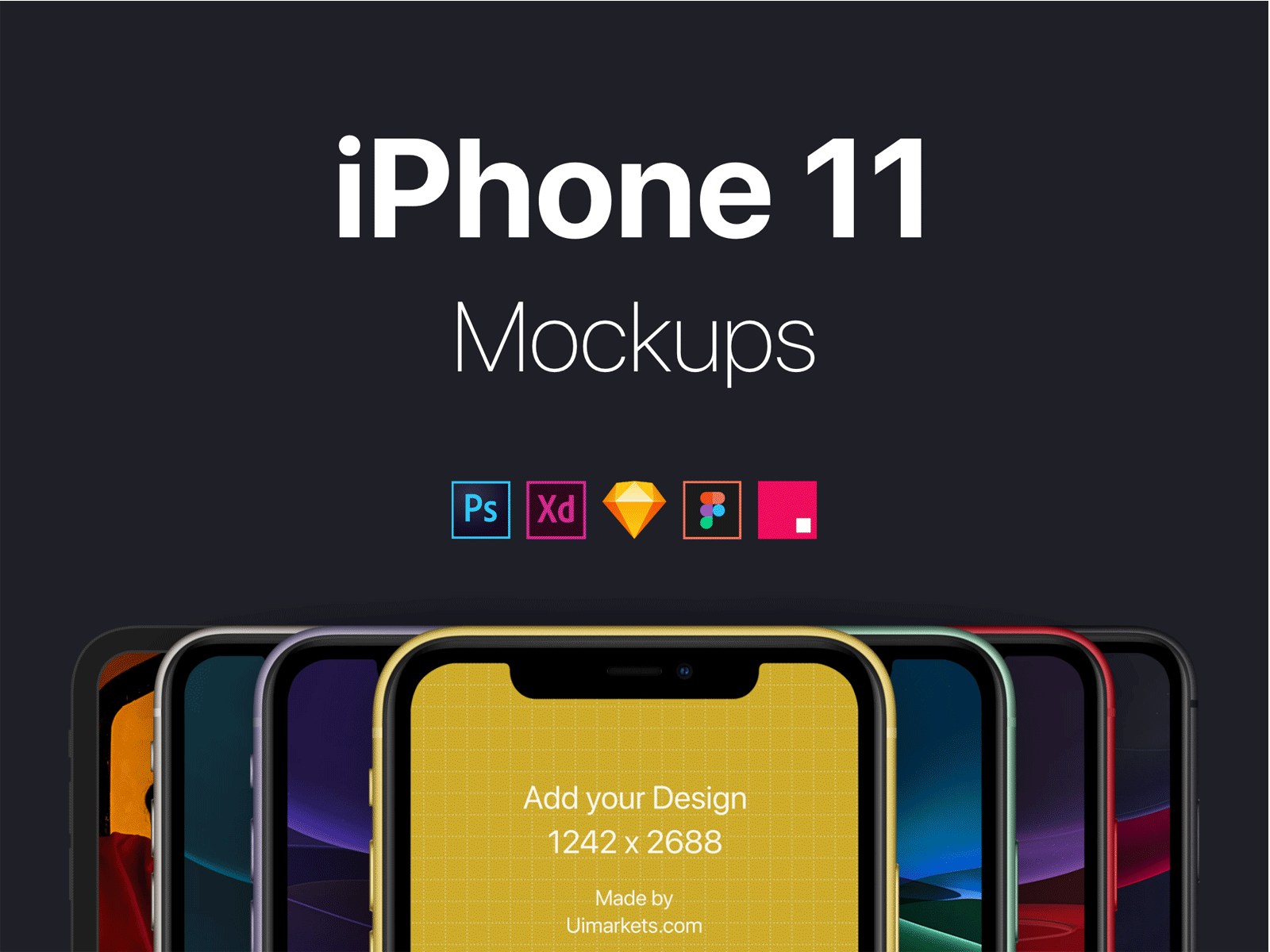 iPhone 11 Mockups design invision