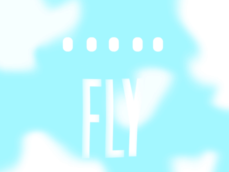 Day 15_Gotta Fly animated gif animation challenge clouds daily fly holiday instagram kinetic type sky social media travel typogaphy wind