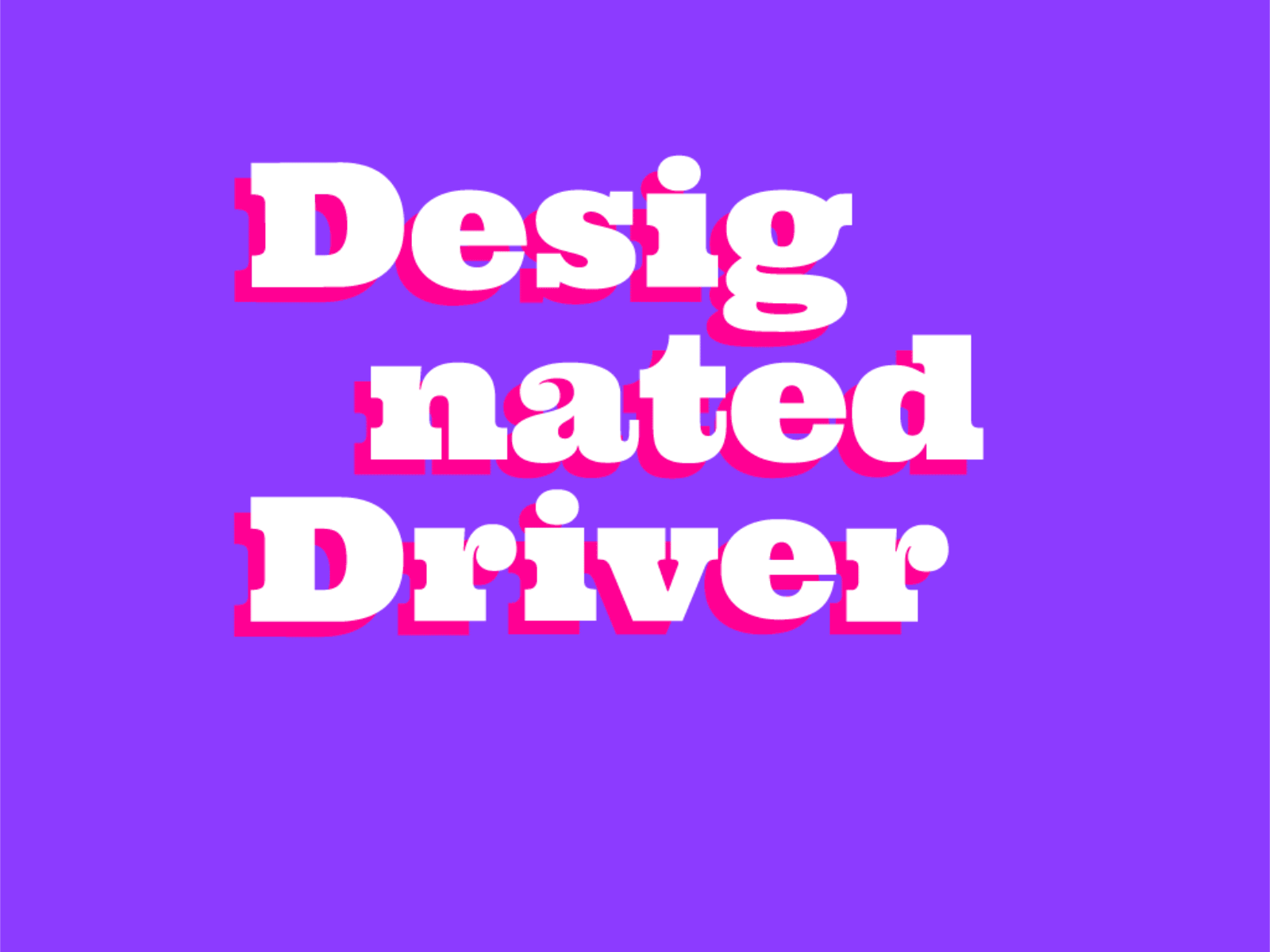 Designated Driver 2danimation after effects animation buggy course gif golf golf club golfer golfing illustration kinectic lockdown movement pink racing social media sport