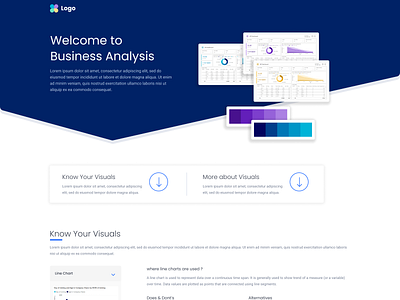 Power BI website branding colorful design design iconography illustration landing page design logo onepage design power bi typography ui ui ux uidesign visual design website design