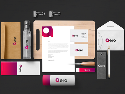 Stationary Mockup logo visual design