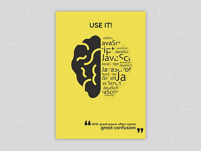 Poster brain design graphics design iconography illustration poster poster art typography vector visual visual design