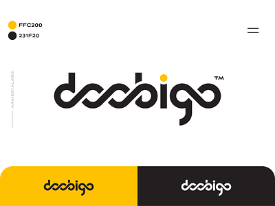 Doobigo Logo branding clean d design doobigo logo logotype loop typography wordmark