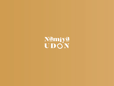 Namiya Udon - Concept branding design flat illustrator logo vector