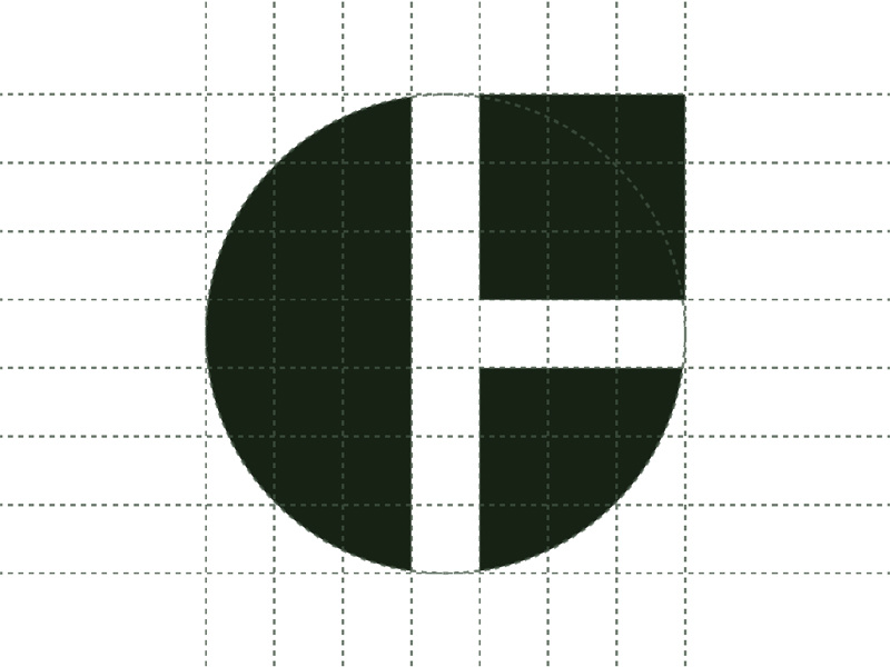 Gregory Hayter Logo dark green 7x7 logo dimensions grid gregory hayter