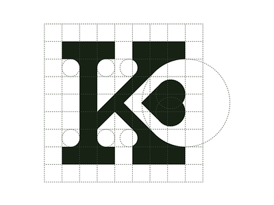 Klove 7x7 design geometry grid logo