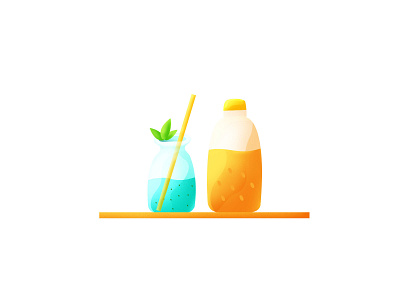 drinks design illustration