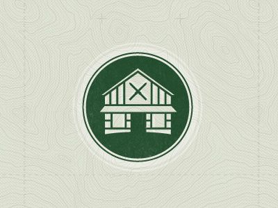 Creative Cabin Logo branding cabin house logo outdoors rustic