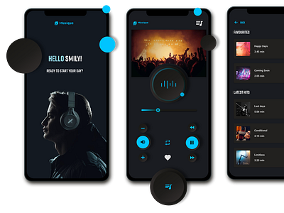 Dark Music Mobile App