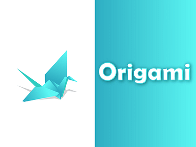 Origami bird origami paper