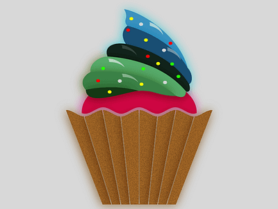 Cupcake cup cake illustrator vector