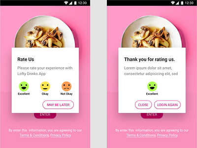 Rating mobile app ratings ui ux design uidesign visual design