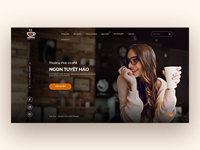 Coffee shop Landing page