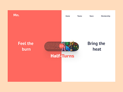 A skateboard outfit landing page