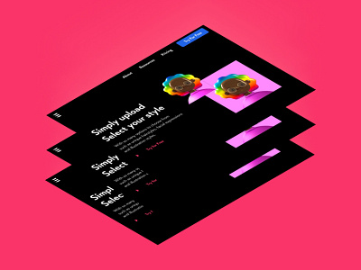 3D Website 3d 3d art app apps branding concept design illustraion illustration style ui uiux ux web web design website