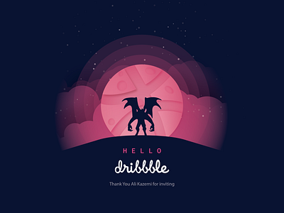 Hello dribbble ! hello dribbble